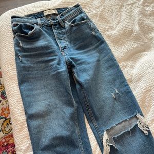 Abercrombie & Fitch The Dad High Rise Jeans
